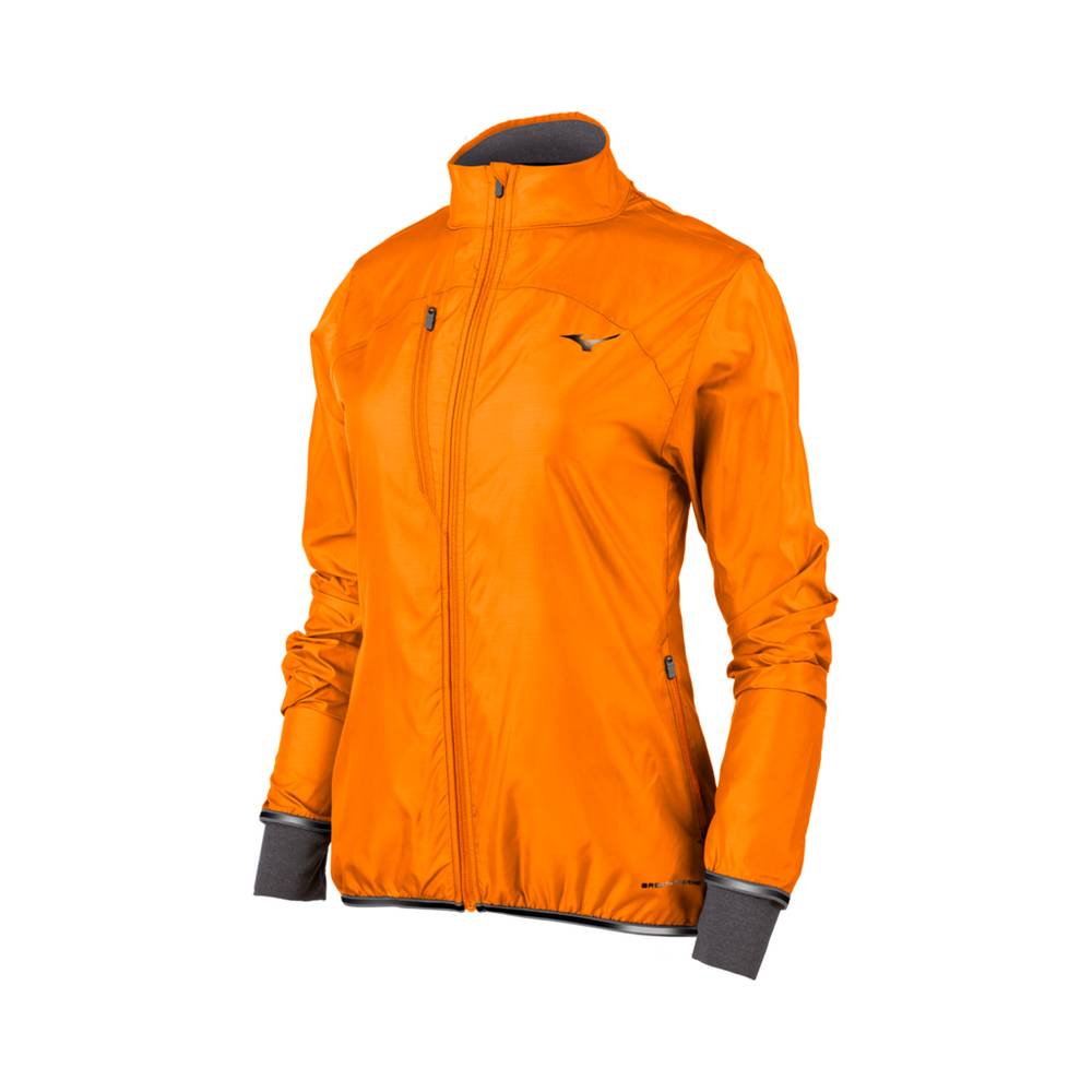 Mizuno Women's Breath Thermo® FZ Jacket Orange (422078-SYA)